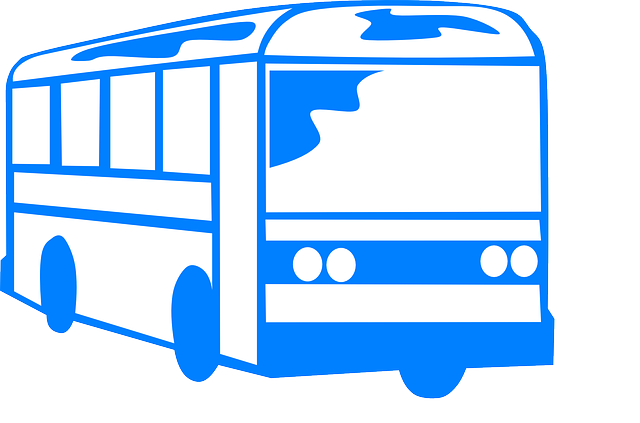 Skizze von einem Bus
