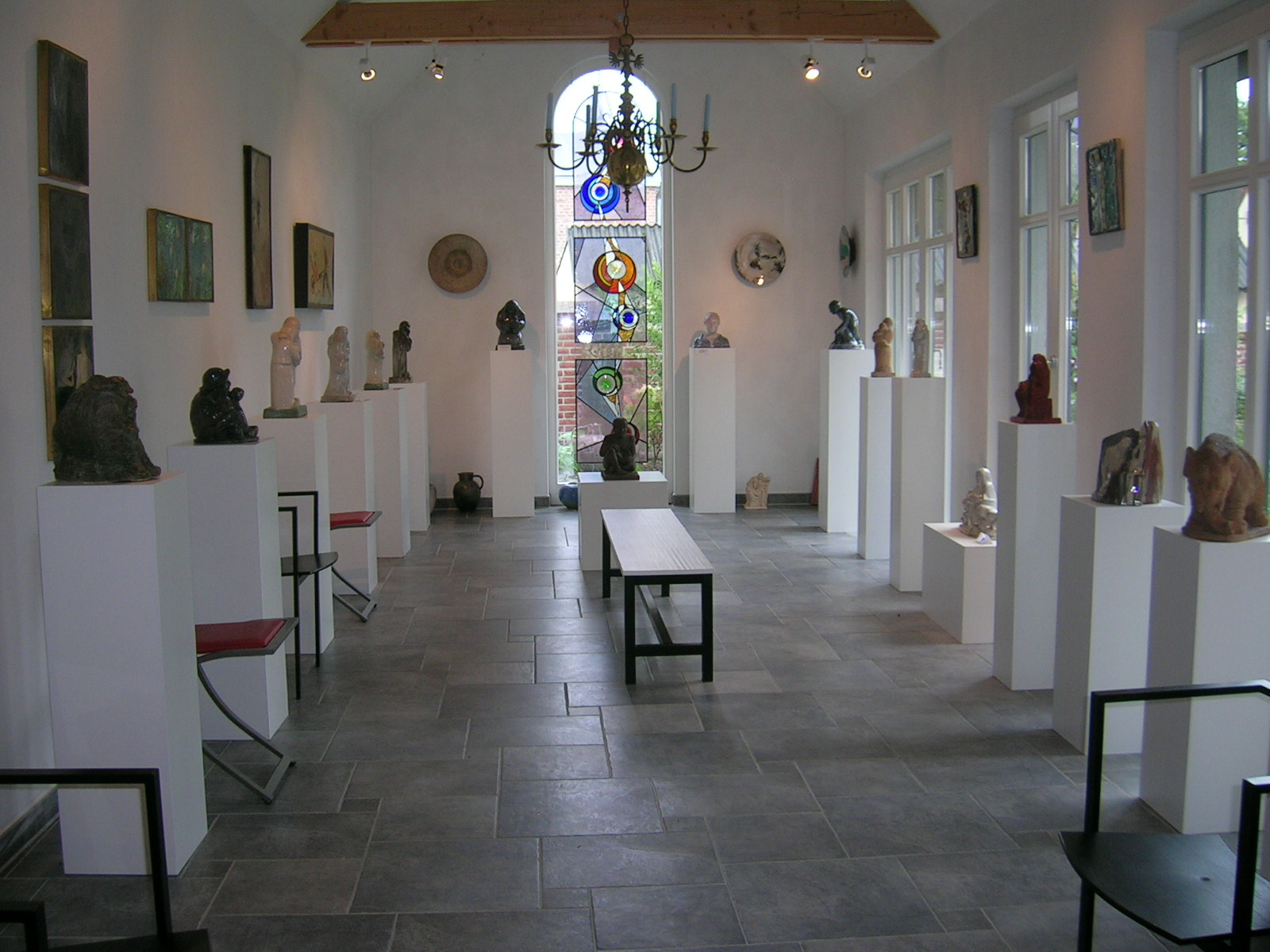 Ausstellungsraum im Keramikmuseum Tietz